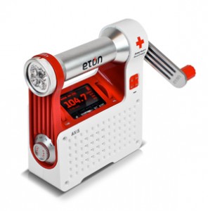 American Red Cross Axis Self-Powered Safety Hub with Weather Radio and USB Cell Phone Charger